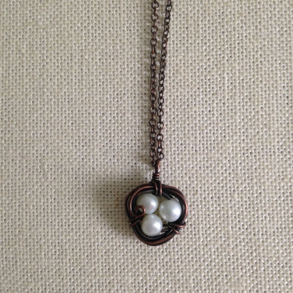 Copper Nest Necklace